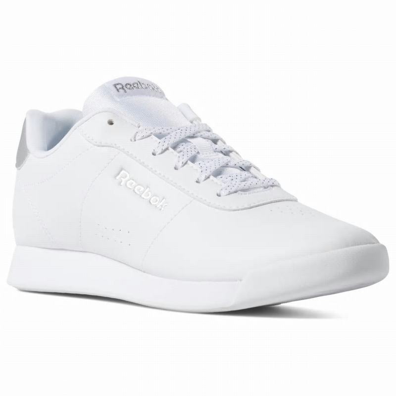 Tenisi Reebok Royal Charm Dama Albi/Argintii Metal Romania VQ9920OT